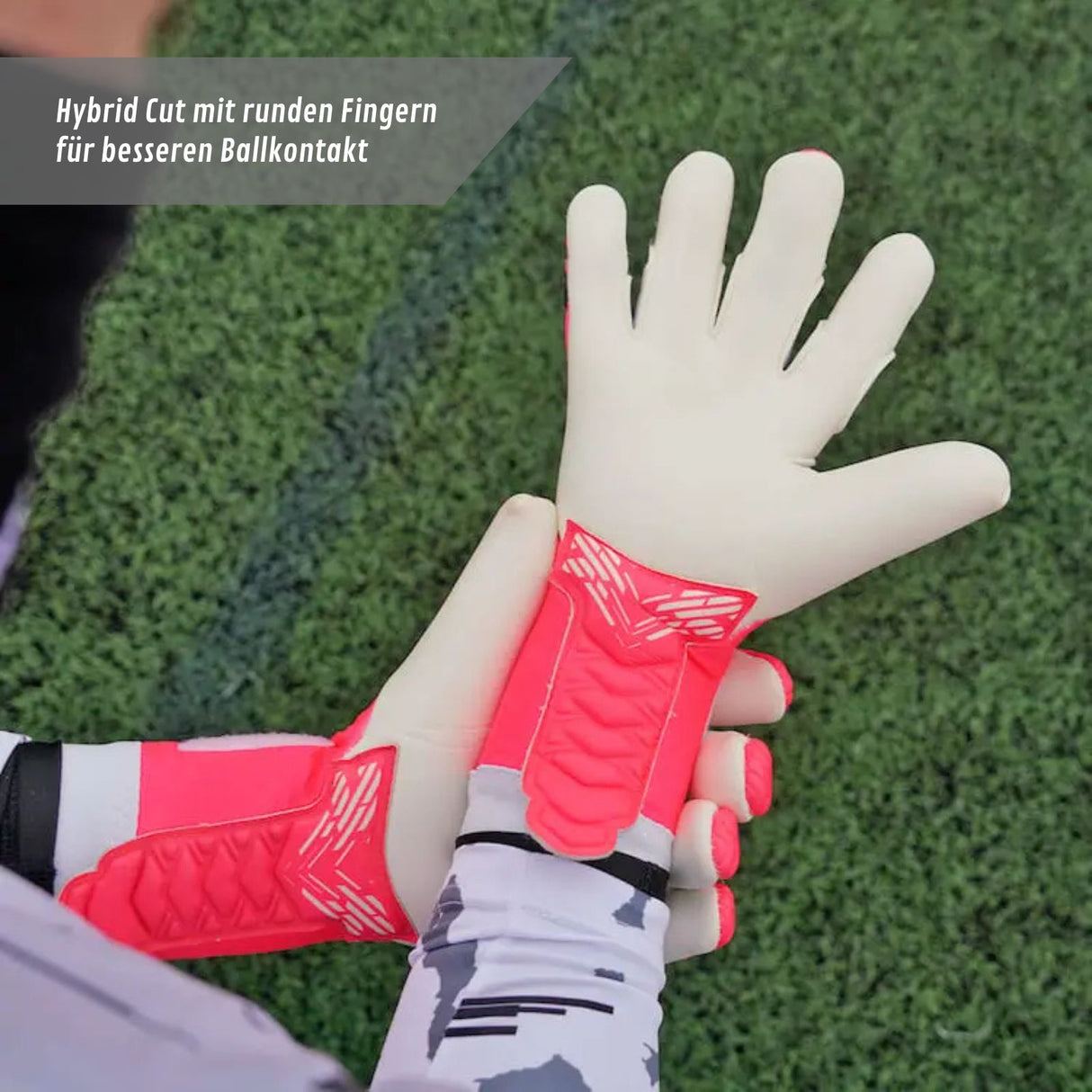 Fussballhandschuhe ViVor Crazy Orange Gr. 12 Torwart Goalie Handschuhe