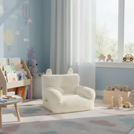 Kindersessel mit Ohren Mini-Sessel Kuschelsessel für Kinder Sitzsack