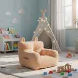 Kindersessel mit Ohren Sitzsack Mini-Sessel Kuschelsessel für Kinder