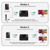 Bidirektionaler 4K HDMI-Switch Adapter HDMI-Selector Port-Umschalter