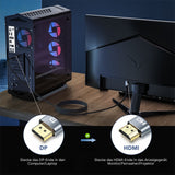 DisplayPort 1.2 zu HDMI 2.0 Kabel 2m DP zu HDMI-Kabel Anschlusskabel
