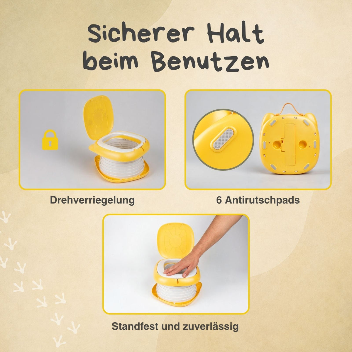 Tragbare Kindertoilette Ente Toilettentrainer Reise-Töpfchen Toilette