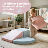 4-tlg. Softbausteinset für Kinder Eckkletterer Softplay-Bausteine