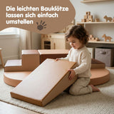 6-tlg. Softbausteinset Softplay-Bausteine Eckkletterer für Kinder