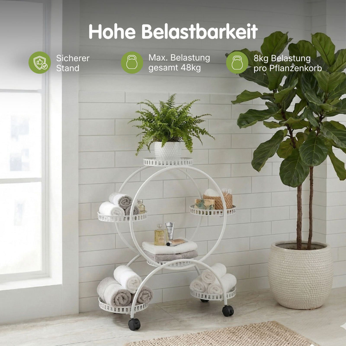Blumenständer Pflanzenregal Pflanzenständer Pflanzentreppe Blumenregal –