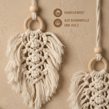 Makramee-Wandbehang Boho-Wanddeko Makramee-Hängedeko Boho-Wandhänger