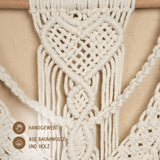 Makramee-Wandbehang Boho-Wandhänger Boho-Wanddeko Makramee-Hängedeko