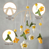 Mobile mit Halterung Bienen Babymobile mit Mobilearm