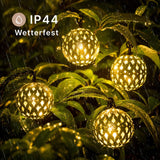 Marokkanische LED Solar-Gartenbeleuchtung 9.3m Outdoor-Dekoleuchte