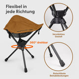 Campinghocker Outdoor-Sitzhocker Klapphocker Angelhocker Falthocker