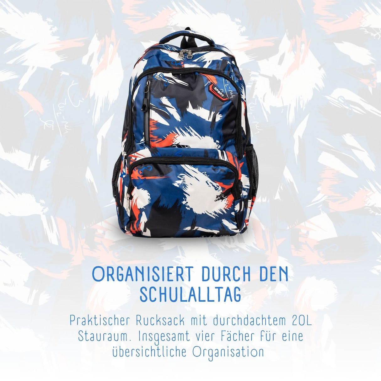 Schulrucksack Teenager-Rucksack Schulthek Schuelzgi Schulranzen
