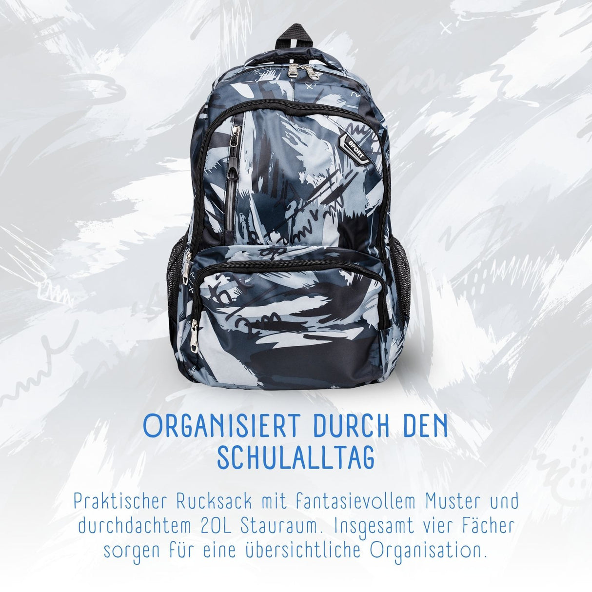 Schulrucksack Teenager-Rucksack Schulranzen Schulthek Schuelzgi