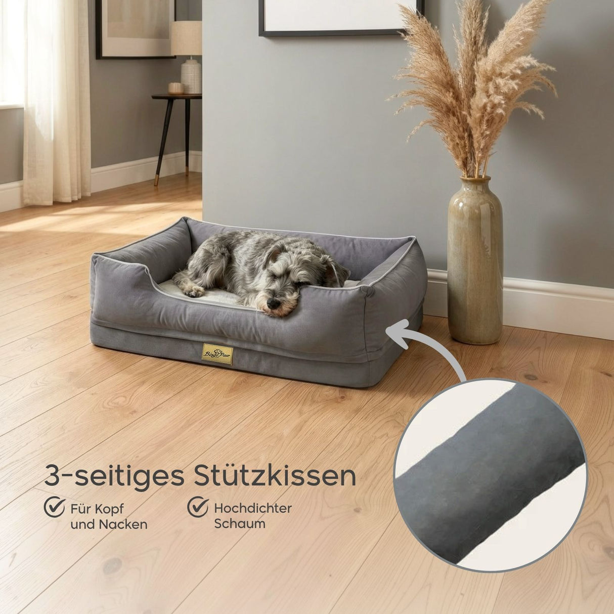 Hundebett Grösse M Schlafplatz Kuschelbett Haustierbett Liegeplatz