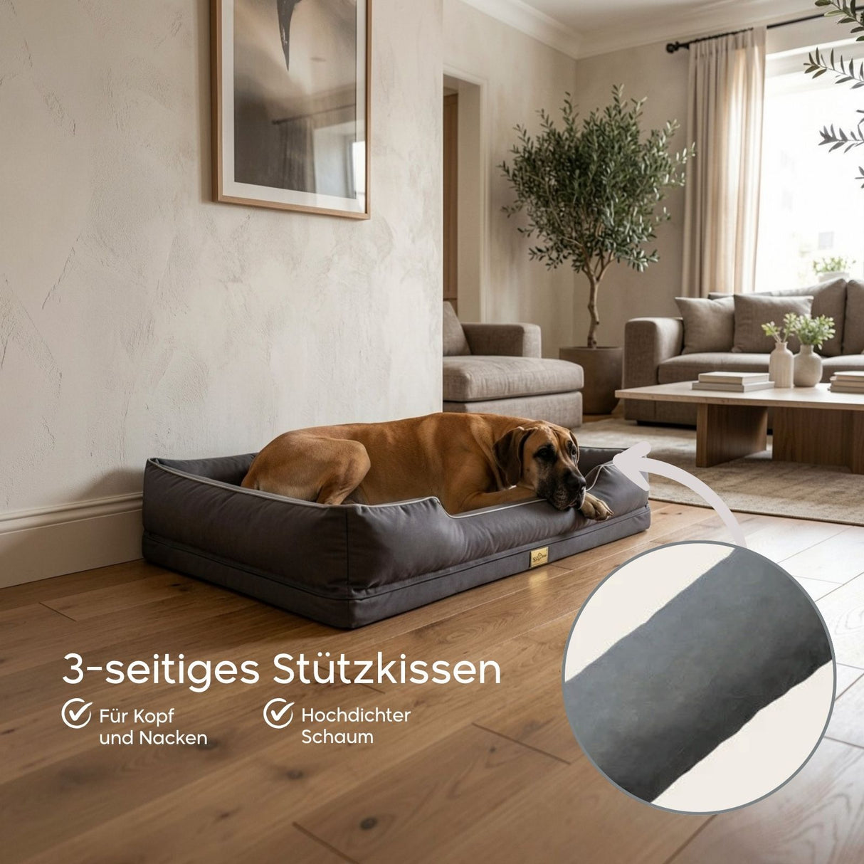 Hundebett Grösse 3XL Kuschelbett Schlafplatz Liegeplatz Haustierbett