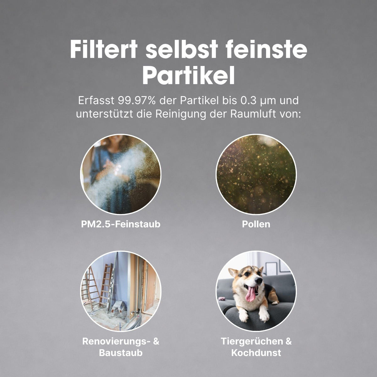 Alternativer HEPA- & Aktivkohlefilter zu Xiaomi Smart Air Purifier 4 Compact