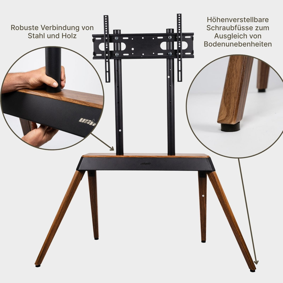 Universal TV-Ständer 40-86 Zoll Fernsehständer TV-Stativfuss Quad