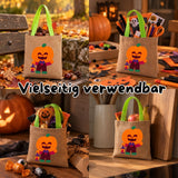 Halloween-Süssigkeitentasche Trick-or-Treat-Tasche Leinenbeutel Beutel