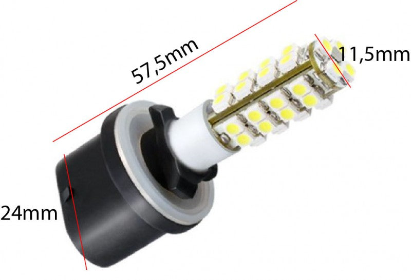 1x PGJ13 36 SMD LED Scheinwerfer Nebelscheinwerfer Tagfahrlicht - XENON Weiss