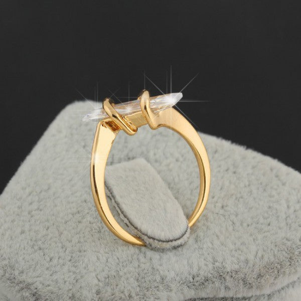 Gold Ring RGP mit Zirkonia - Gold Gr. 52