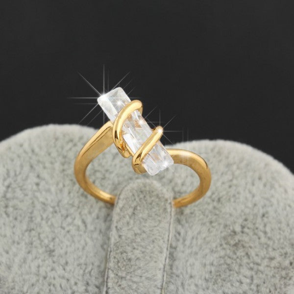 Gold Ring RGP mit Zirkonia - Gold Gr. 52