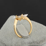 Gold Ring RGP mit Zirkonia - Gold Gr. 58