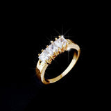 Gold Ring RGP mit Zirkonia - Gold Gr. 59