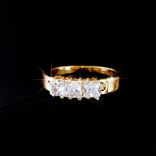 Gold Ring RGP mit Zirkonia - Gold Gr. 59