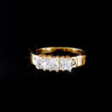 Gold Ring RGP mit Zirkonia - Gold Gr. 56