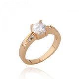 Gold Ring RGP mit Zirkonia - Gold Gr. 52