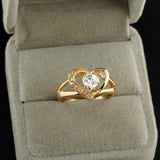 Gold Ring RGP mit Zirkonia - Gold Gr. 59