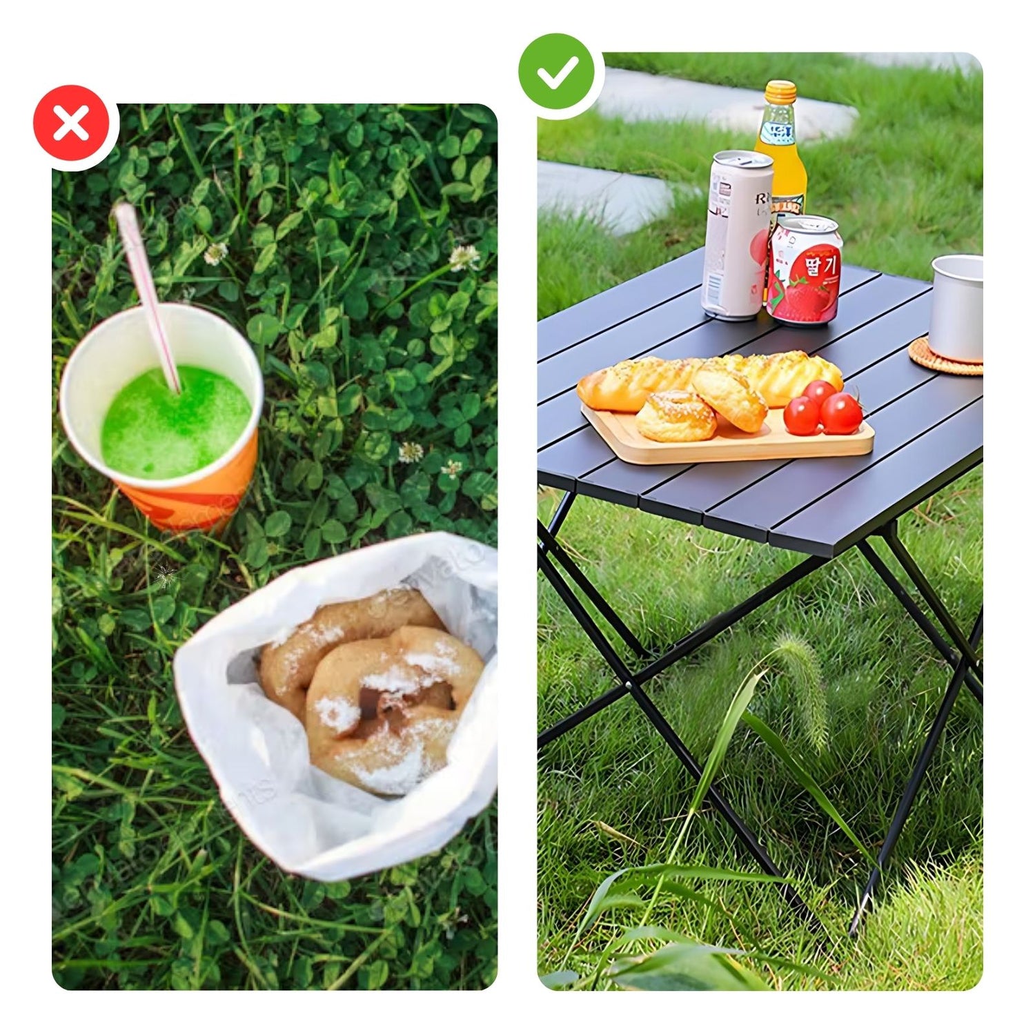 mini campingtisch klappbar Mini-Campingtisch Klapptisch Falttisch Outdoor-Tisch – Hermex.ch