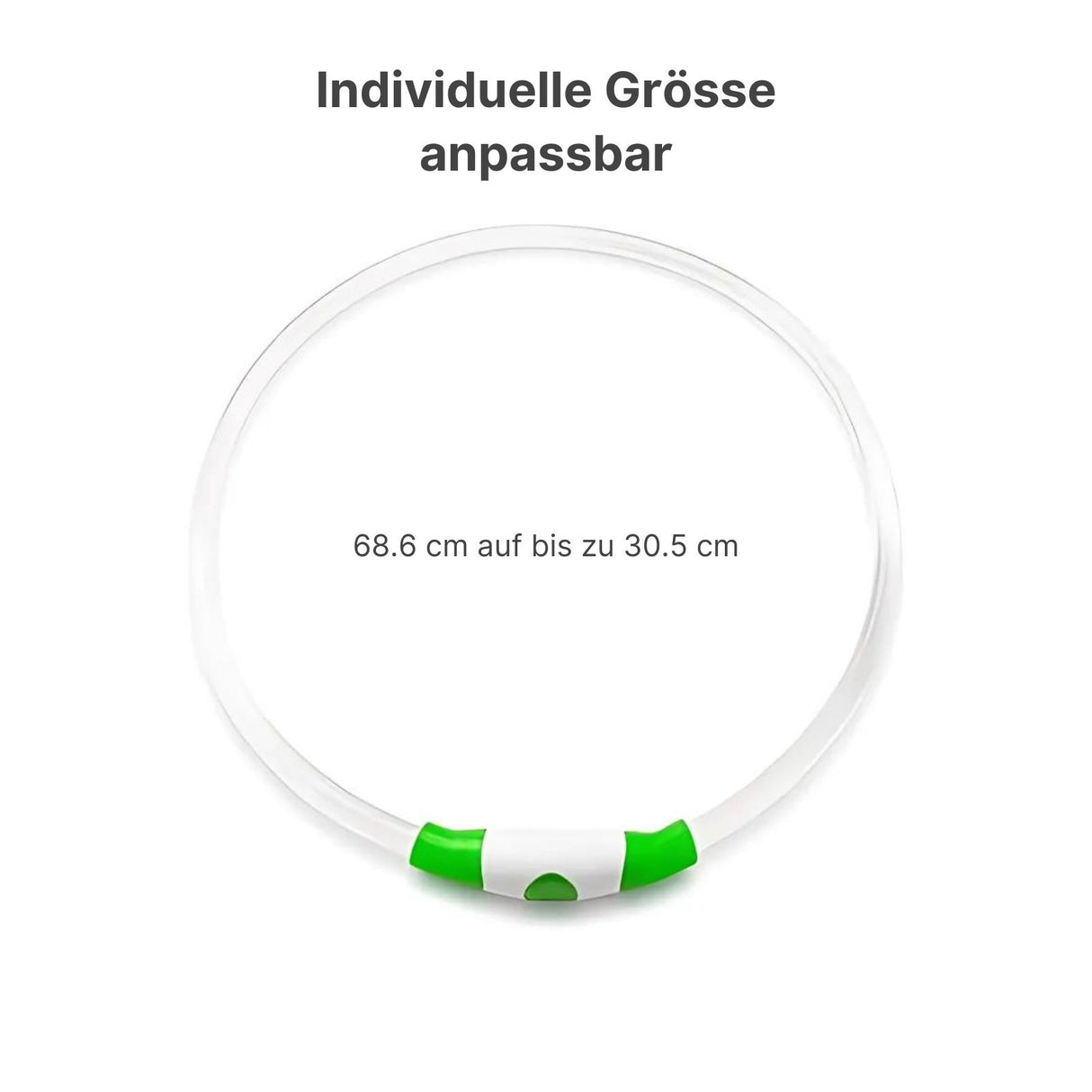 LED-Hundehalsband Sicherheits-Hundehalsband Leuchthalsband Schlauchhalsband