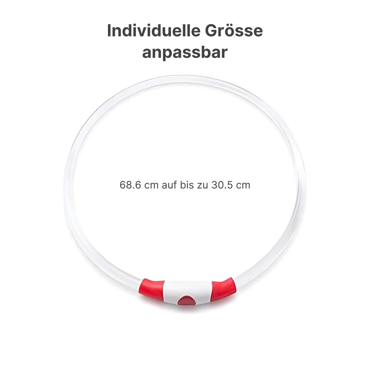 LED-Leuchthalsband Sicherheits-Hundehalsband Hundehalsband Schlauchhalsband