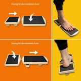 Balance-Brett Gleichgewichts-Brett Knöchel-Trainer Holzbrett Balance Board