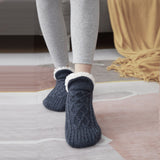 Hausschuhe Gr. 39-42 Fuzzy-Socken Pantoffeln Wintersocken Kuschelsocken