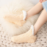 Fuzzy-Socken Gr. 43-46 Hausschuhe Kuschelsocken Pantoffeln Wintersocken