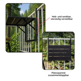 Klappbarer Hängetisch Balkontisch Hängeablage Outdoor-Tisch Ablage