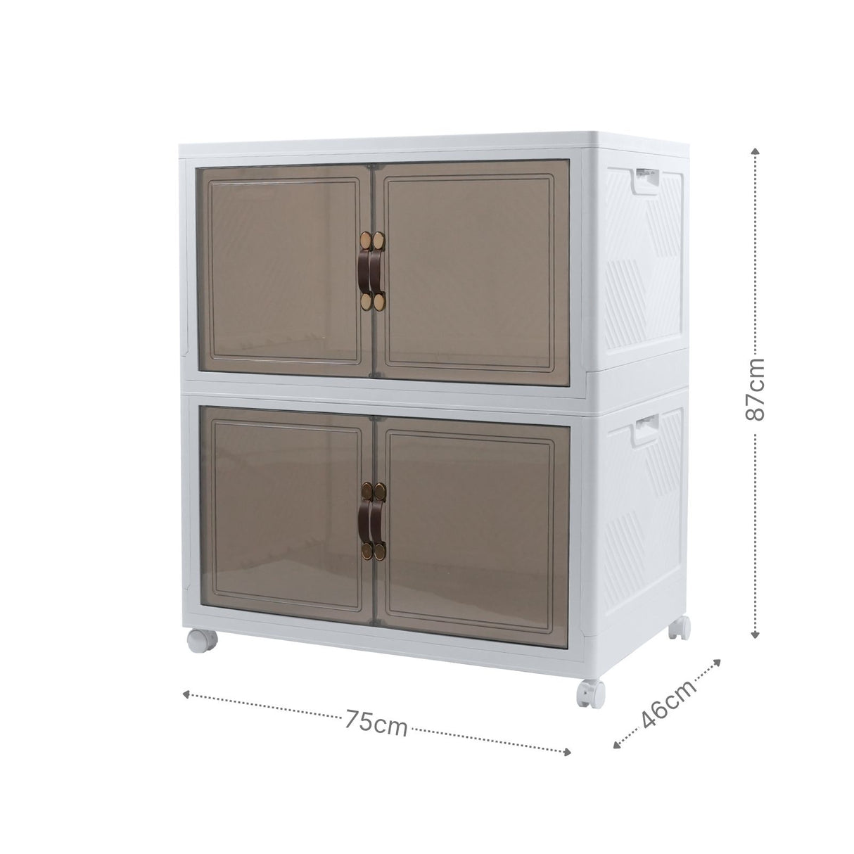 Modul-Set 75 Vorratsschrank Faltbox 1 Basis 1 Erweiterung