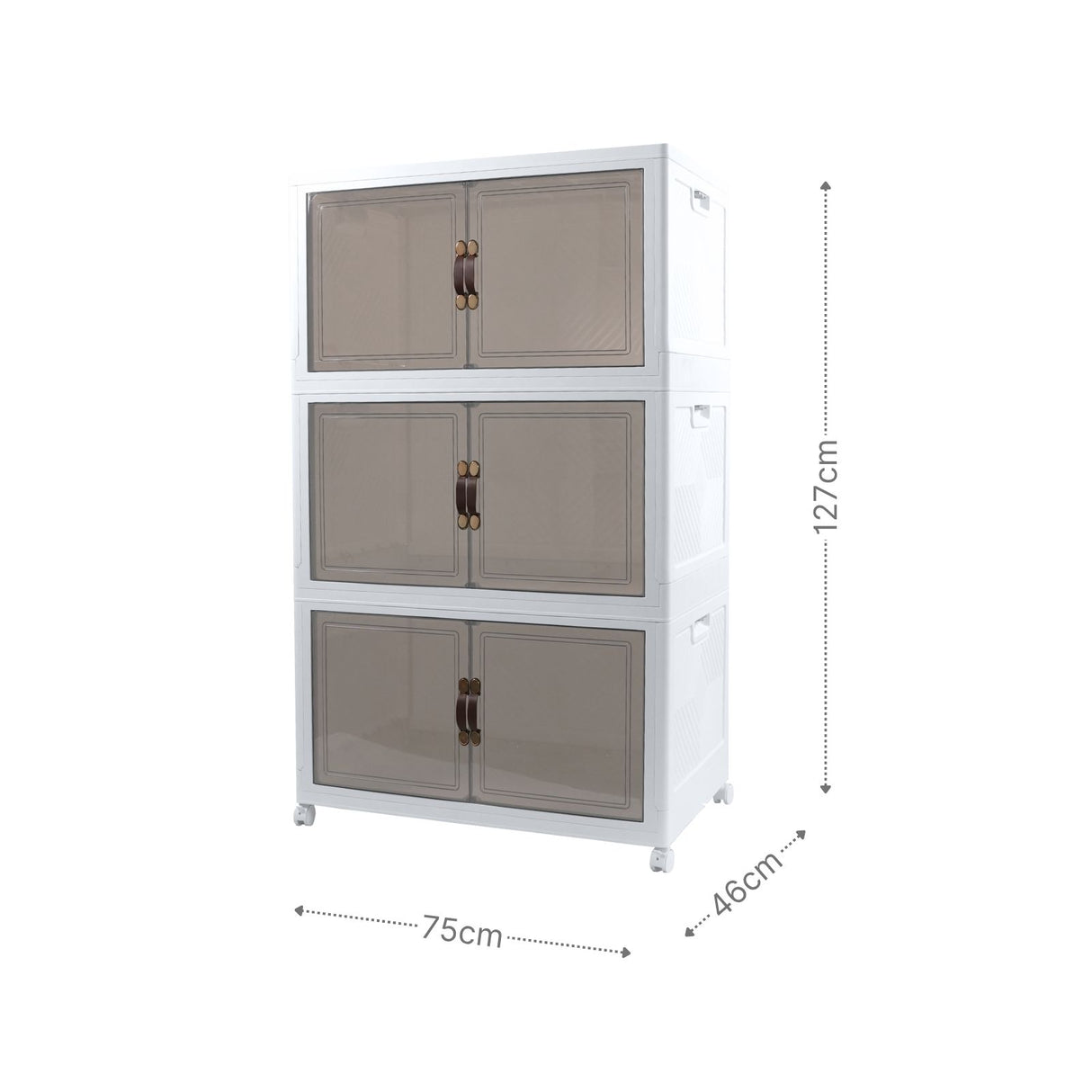 Modul-Set 75 Vorratsschrank Faltbox 1 Basis 2 Erweiterungen