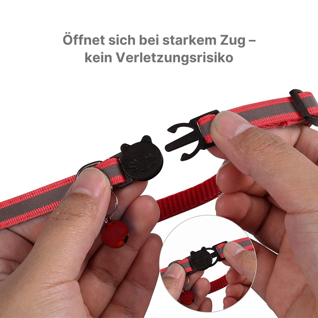 Halsband mit Airtag-Halterung Hundehalsband Katzenhalsband