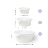 6er-Set Mikrowellenbehälter Gefrierdosen Mikrowellendosen Vorratsdosen