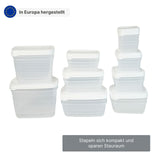 28-tlg. Frischhaltedosen-Set Vorratsdosen Gefrierdosen Meal-Prep-Dosen