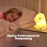 LED-Einhorn-Nachtlicht Schlaflicht Tischleuchte Kinder-Nachttischlampe