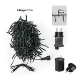 LED Lichterkette 10m Cluster-Lichterkette Weihnachtsbeleuchtung
