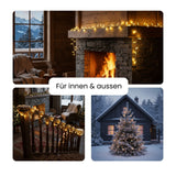 LED Lichterkette 9.4m Gartenbeleuchtung Weihnachtsdeko Outdoor-Lichter