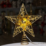 Christbaumspitze LED-Stern  Baumspitze mit Licht Weihnachtsbaumspitze