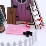 17-tlg. Wichteltür-Set Weihnachtsdeko Miniaturwelt Elfentür-Zubehör