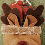 Stuhlhusse mit Rentier Weihnachts-Stuhldeko Stuhlbezug Stuhlüberzug