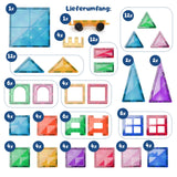 Magnetische Bausteine Kräftige Farben Magnetspielzeug Magnet-Baukasten