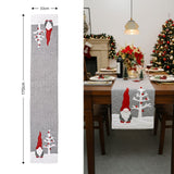 Tischläufer Wichtel Tischband Weihnachtsdeko Tischdecke Tischdeko